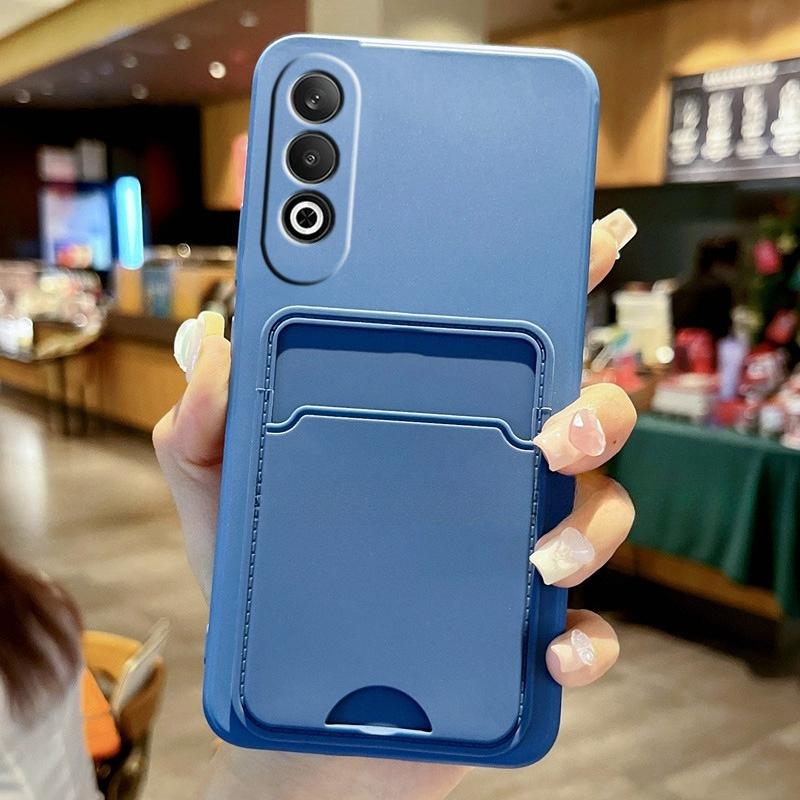 For Oneplus Nord Card Slot Wallet Holder Cover for One Plus Nord CE 4 ACE Ultra Raicng ACE Pro Matte Soft Silicone Case