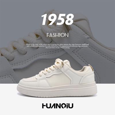 Global Casual Board Shoes Men's ZHQ-ZL8963 Men's Shoes Trend Versatile Thick-soled Men's Height Increase White Shoes Men