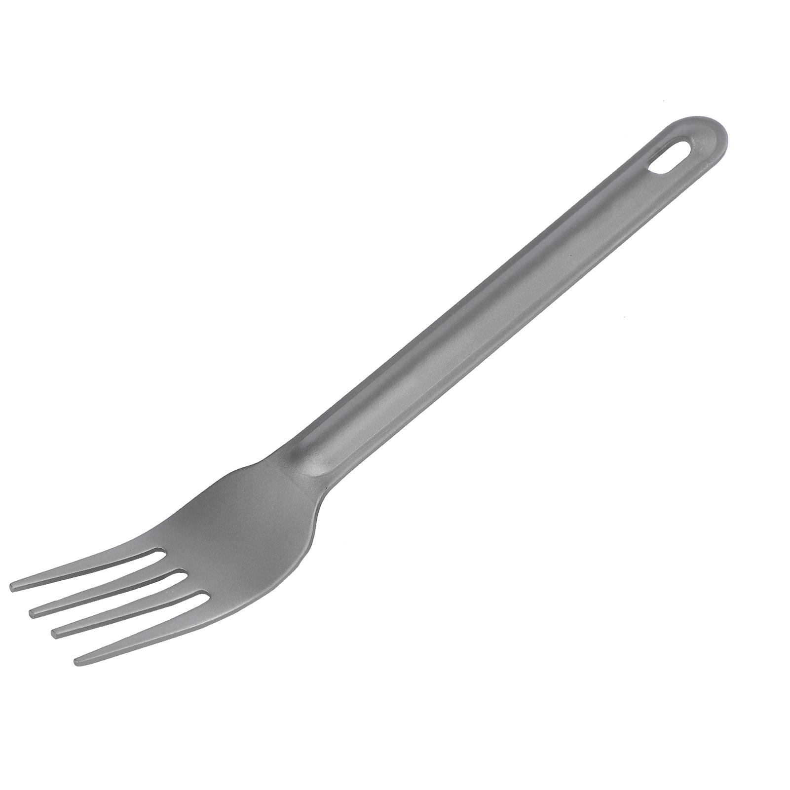 

Lightweight WearResisting Titanium Spork Spoon Metal Cutlery Set for Outdoor Camping(Titanium Fork )