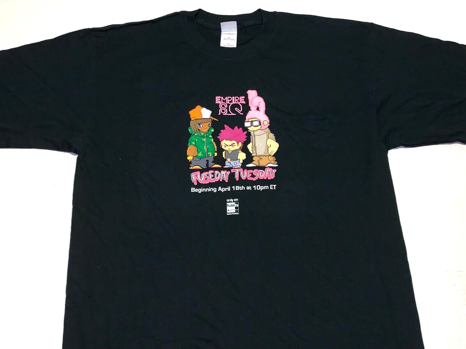 

Rare 2006 Empire SQ Square Fuseday Tuesday Fuse TV Ritchie Rabbit T-Shirt New XL Unisex T-Shirt XXXXL