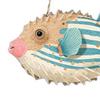 Wooden Fish Hanging Sign Vintage Nautical Coastal Wall Art Rustic Clownfish