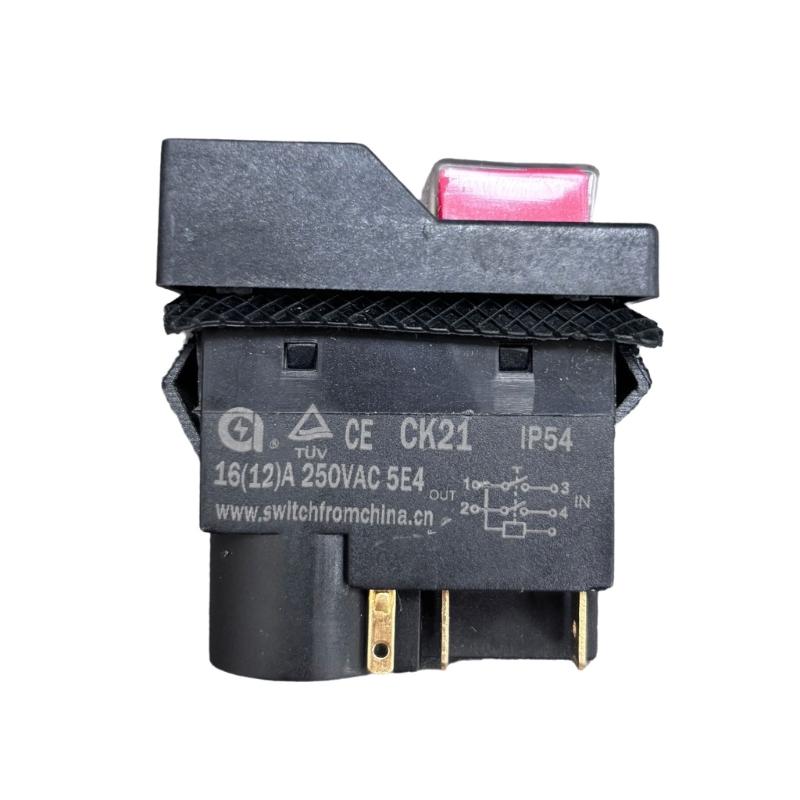 Advanced CK21 Electromagnetic Component Electromagnetic Switches PA66 Push Button Enhances Functionality of Equipment