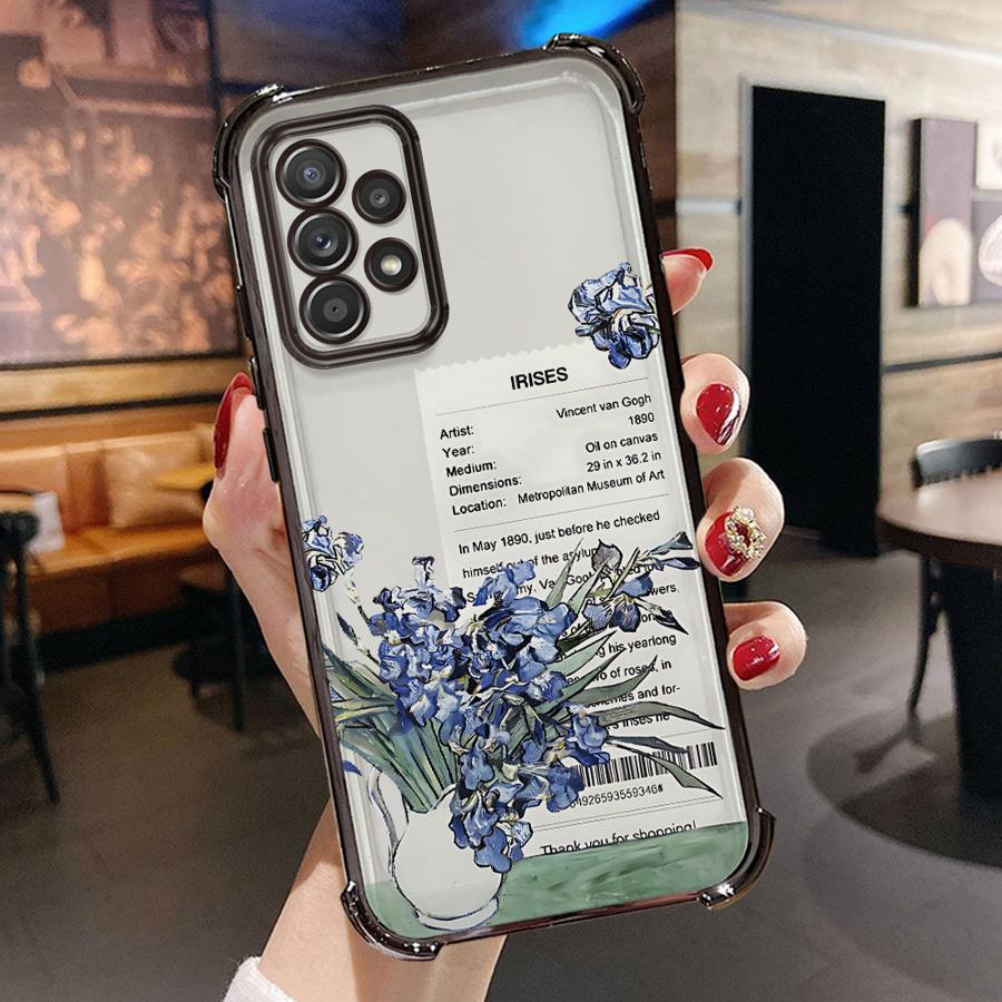 Van Gogh Art Case for Samsung Galaxy A15 A52 A17 A26 A13 A24 A33 A21s A25 A16 A35 A36 Soft Cover