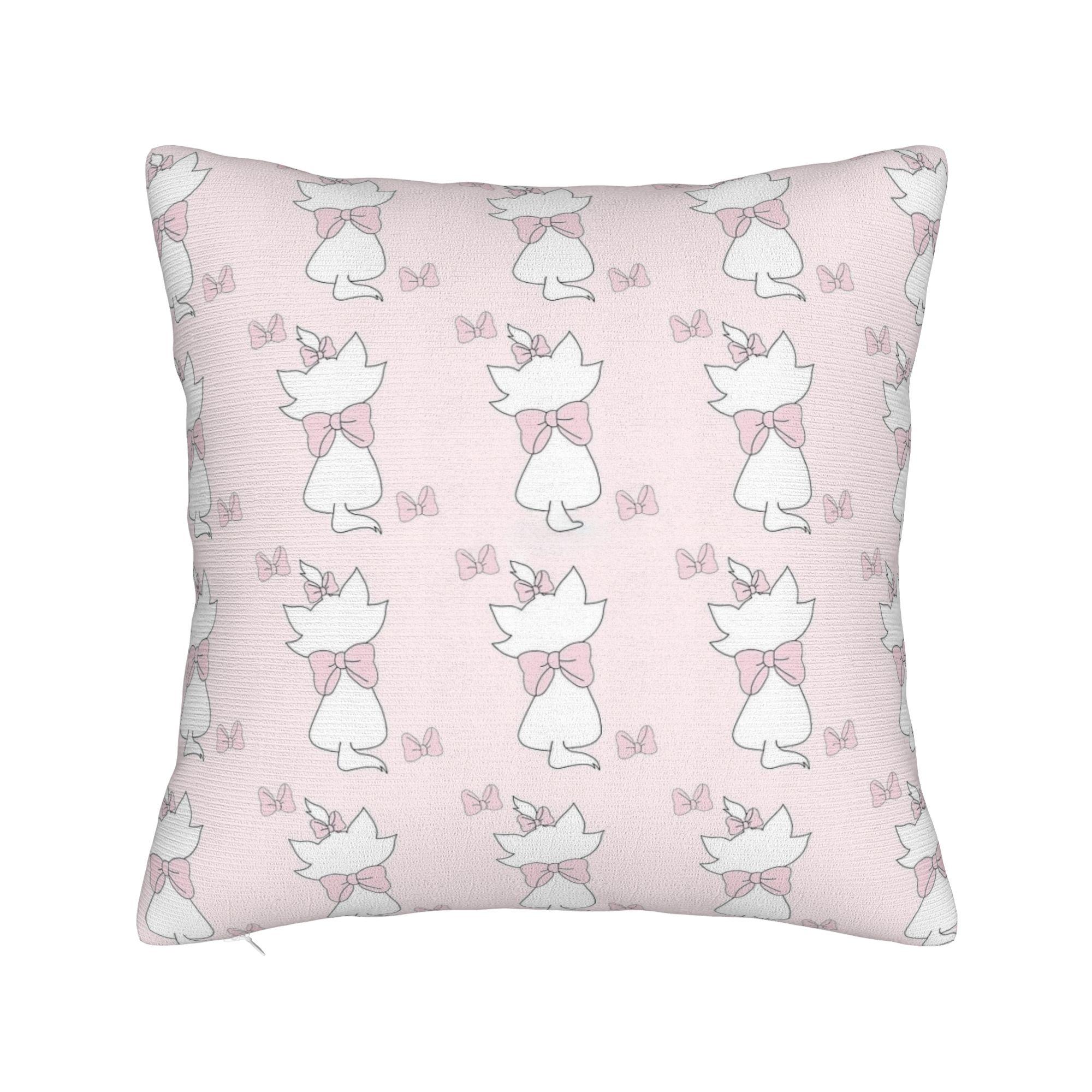 

Love Marie Cat Square Pillowcases Polyester Room Cushion Cover Funny Decor Throw Pillow Case 45*45 30cmx30cm