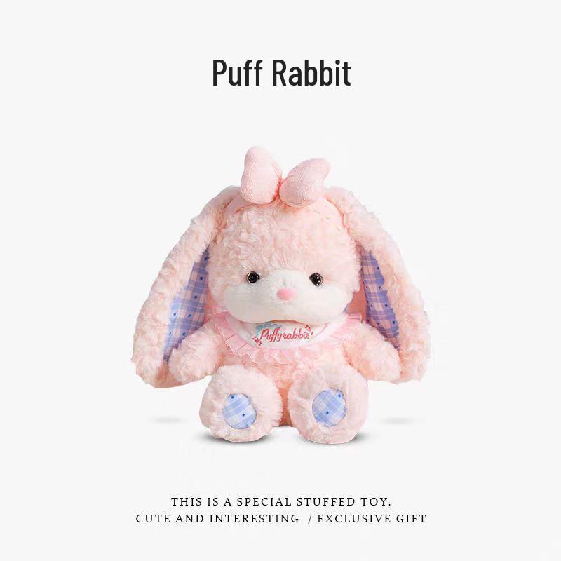 Cute Teddy Bear & Rabbit Doll Plush Toy for Girls - Claw Machine Gift