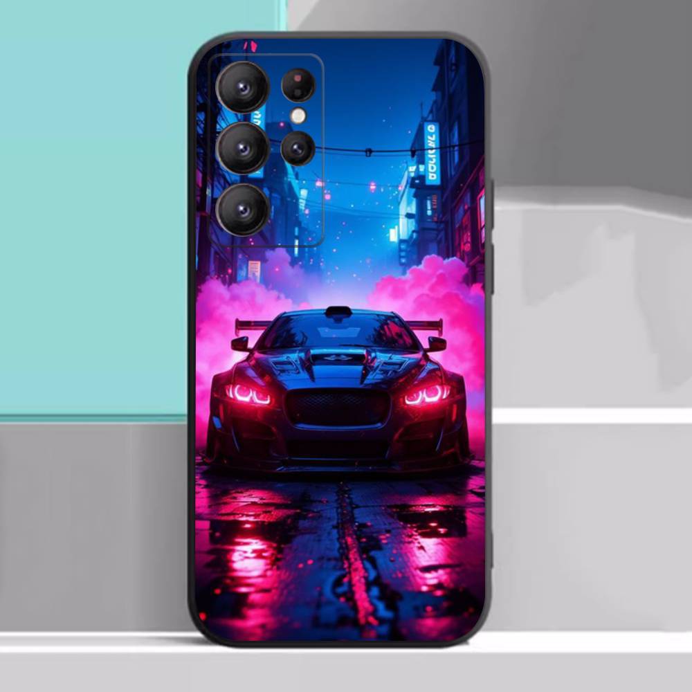 New Sports Car Shape Case For Samsung Galaxy Case S25 S23 S22 S21 S30 S20 S10 Ultra Plus FE TPU Soft Cover