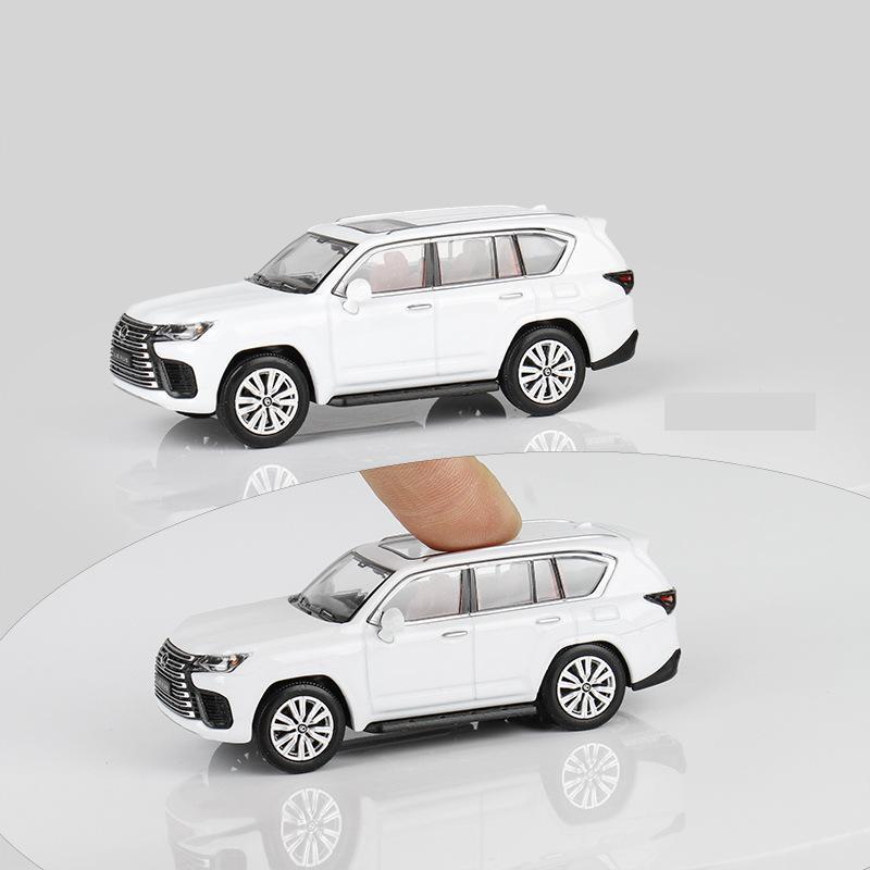 QMV5 1:64 Lexus LX600 Sport Miniature Model JKM 1/64 Premium SUV Toy Car Vehicle Free Wheels Diecast Zinc Alloy Metal Collection Gift