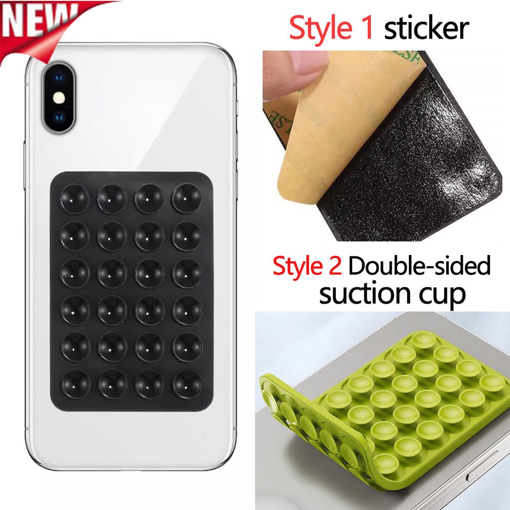Sticker/Double-sided Suction Cup Adhesive Silicone Suction Pad Bracket Multifunction Rubber Sucker Pad Durable Mobile Phone