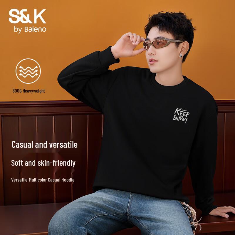 Baleno Men's Trendy Oversized Crewneck Sweatshirt