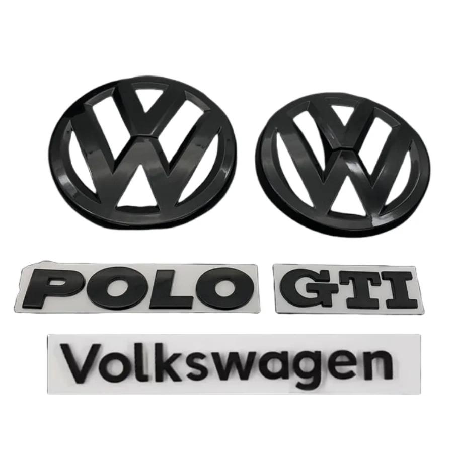 

VW GTI GOLF 2026 Hot For VW VOLKSWAGEN Car front badge logo covered ABS sticker front and rear logo trunk lid badge modified For 2019-on