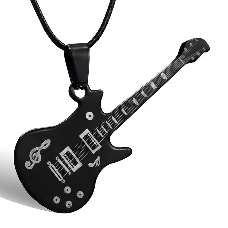Star Pendant Vintage Necklace Punk Star Choker Rock Roll Guitar Layered Necklace For Women Men Eboy Egirl Bar Party Jewelry