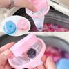 Plum-shaped Washing Machine Hair Remover Cleaning Floating Filter Except Sticky Hair Net Bag Reusable Tool