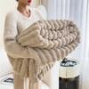 Multicolor Plush Milk Velvet Blanket With Soft Fabric For Relaxing Nap Time