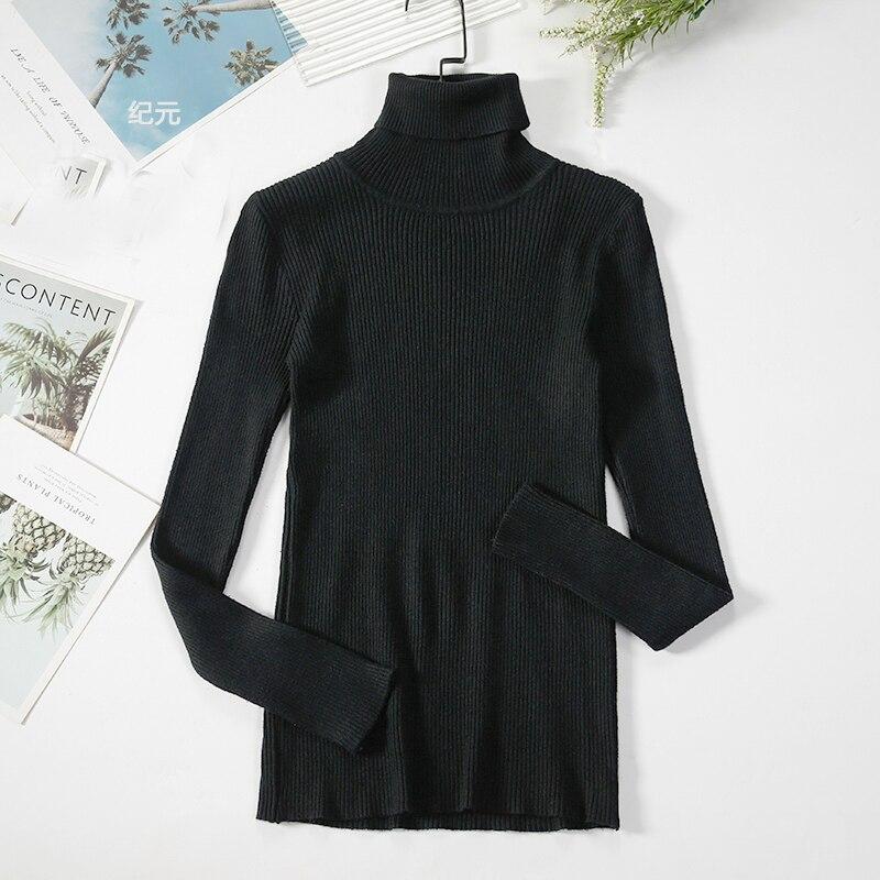 Topuri tricotate toamnă iarnă pulovere femei coreeană subțire pulover pulover tricotat pulover moale și cald Pull femme 16193