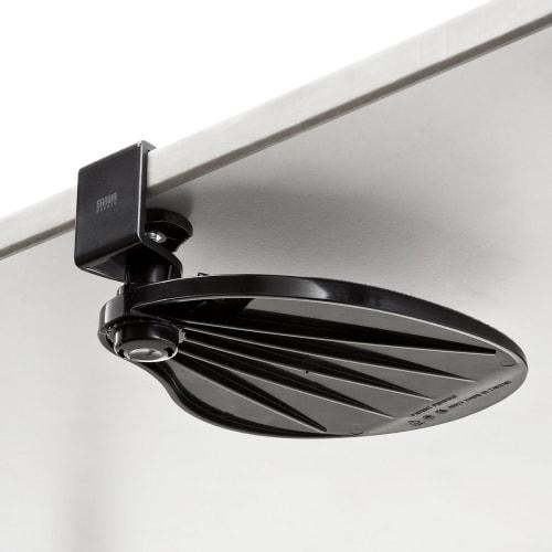 Sanwa Direct Mouse Table 360 ??Degree Rotation Clamp Type Hard Plastic Black 200-MPD021BK