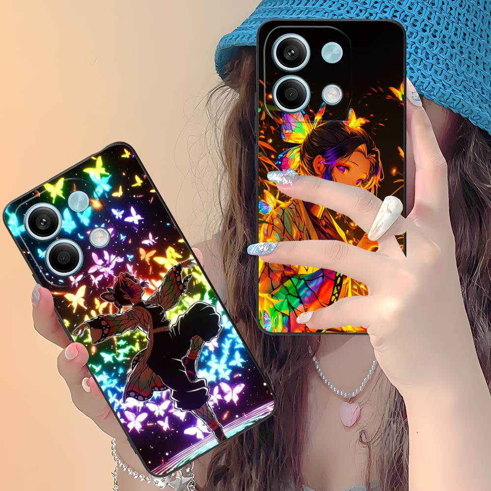 Blade Extinction Shinobu Phone Case for Xiaomi Redmi Note 14 13 12 11 S Pro Plus 4G 5G Colorful Printing Cover Cellphones Cover