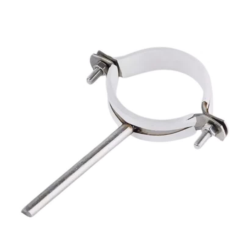 JINNING Galvanized Carbon Steel Rubberized Pipe Clamp