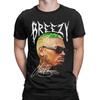 Rapper Chris Brown Big Face T Shirt Men 100% Cotton Funny T-Shirts Crew Neck  Tees Short Sleeve Clothing Printed