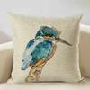 Watercolor Animal Bird Home Sofa Pillow Case Kingfisher Printed Decoration Throw Pillowcas 45x45cm Cushion Cover