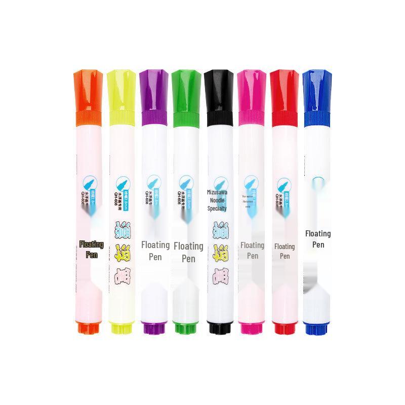 Water-Based Colorful Whiteboard Marker & Magic Floating Paintbrush for Kids - Erasable and Easy To Use