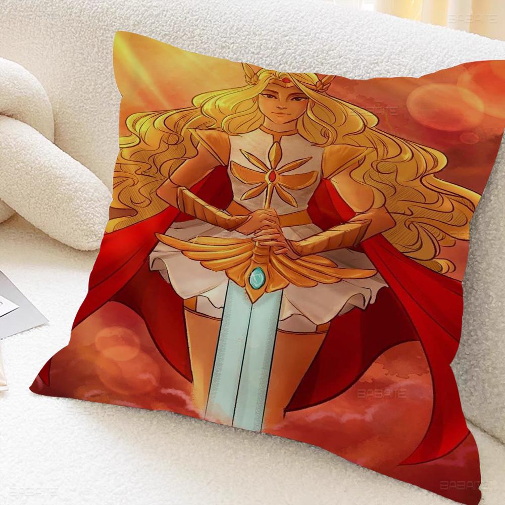 She Ra And The Princesses Of Power Anime Personalized Pillow Cover Kids Bedroom Wild Party Decor Pillowcase Kid Birthday Gift 16x16Inch