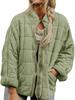 Women's Quilted Puffer Jacket with Multiple Colors, Lightweight Warm Coat, Casual Outerwear for Autumn Winter