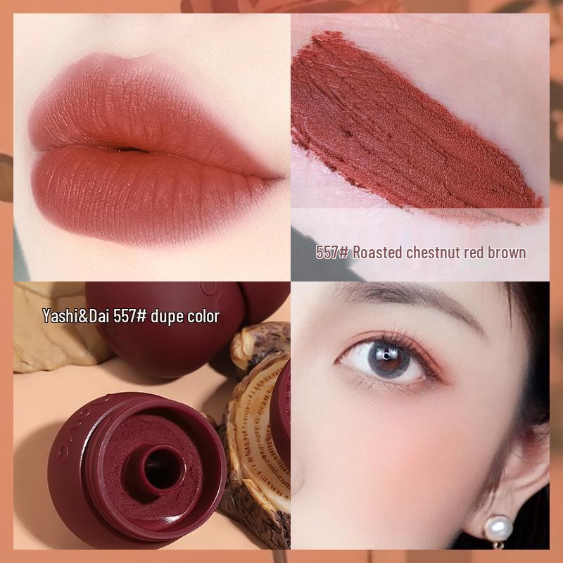 Novo Silky Matte Lip Glaze 5622 - High Pigment, Non-Drying, Lightweight, with Lip Brush