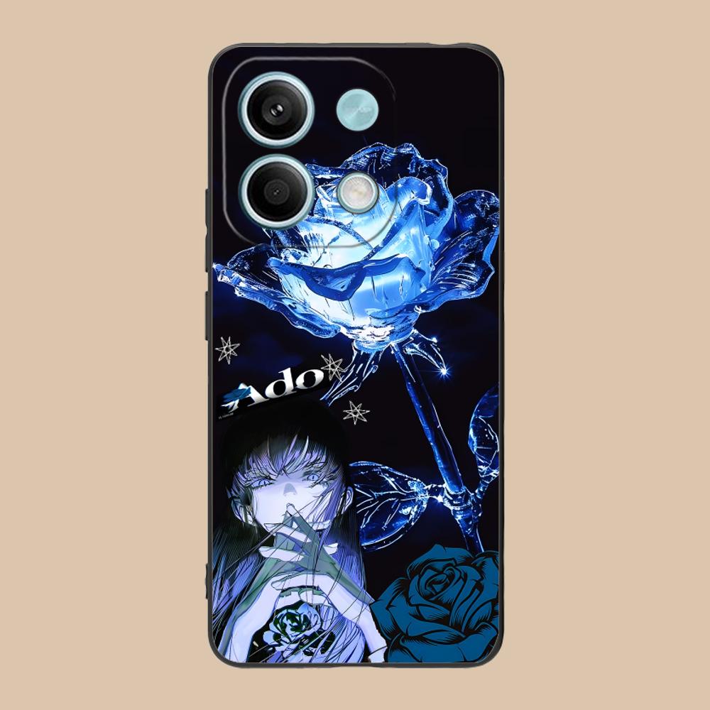Ado Rose Anime Mobile Phone Case for Xiaomi 15 14 13 12 Mi 11 T Ultra Lite Pro S X 5G Colorful Printing Cover Luxury Pretty