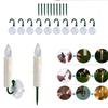10x LED Candle Lights Electronic Warm Light with Remote Timer Dimmable Flameless Taper
