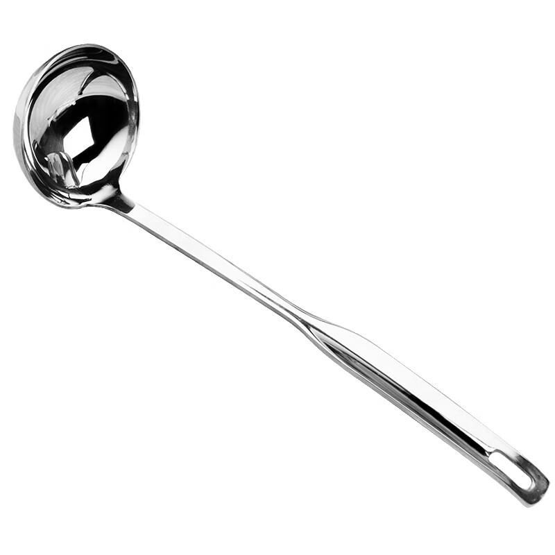 Suncojia Hot Pot Spoon Stainless Steel Soup Ladle and Strainer Set of 2
