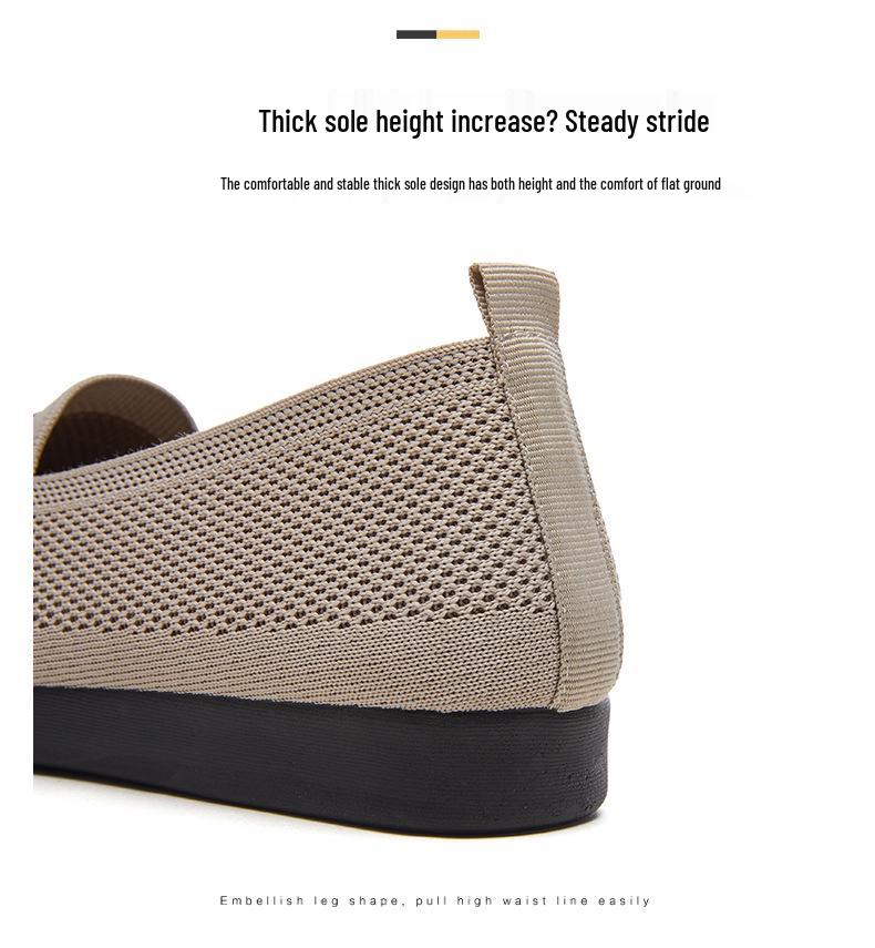 Scarpe Casual da Donna Versatili Slip-on per Piedi Larghi, Collezione 2025