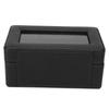 3 Grids Watch Display Case PU Leather Space Saving Single Layer Watch Storage Box for Watch Jewelry