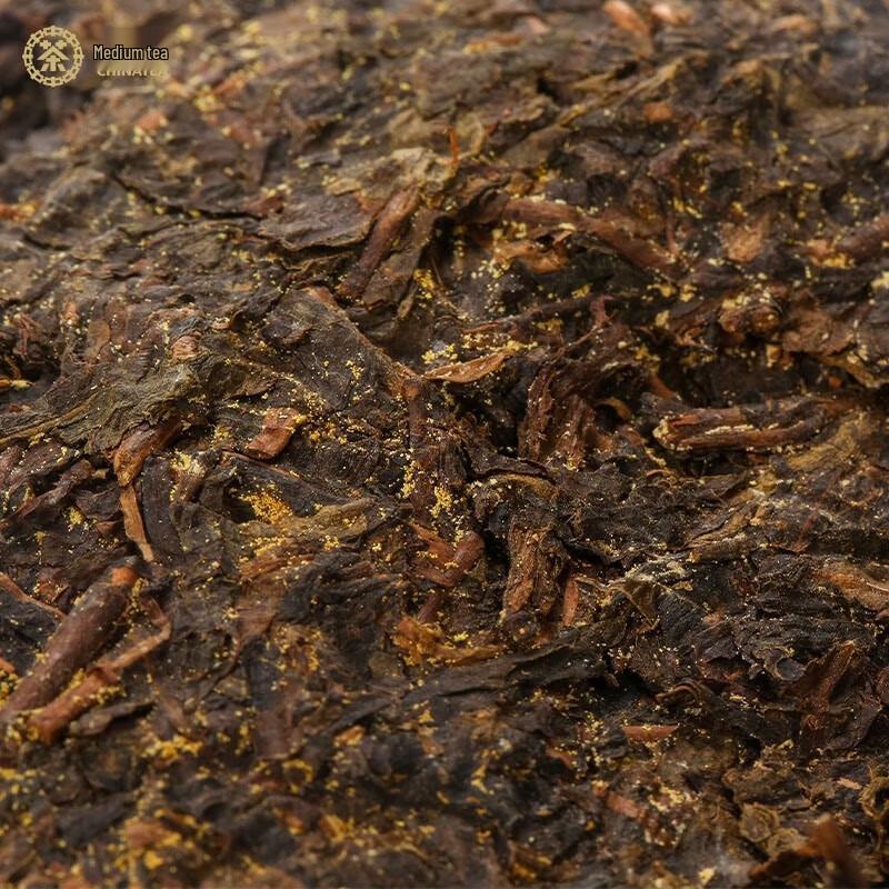 Zhongcha Anhua Golden Flower Fu Brick Black Tea 800g