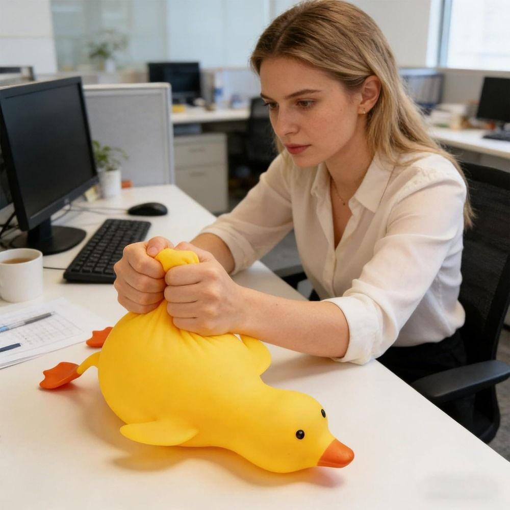 Squishy Duck Squishy Toy Cute Animals Slow Rising Squeeze Toy Duck Pinch Le for Kids Adults