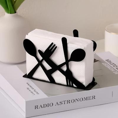 1 Stück Eleganter Metall Serviettenhalter für Lotusblume - Stilvolles Küchen- und Esstisch-Accessoire, Ideal für den Heim- und Restaurantgebrauch