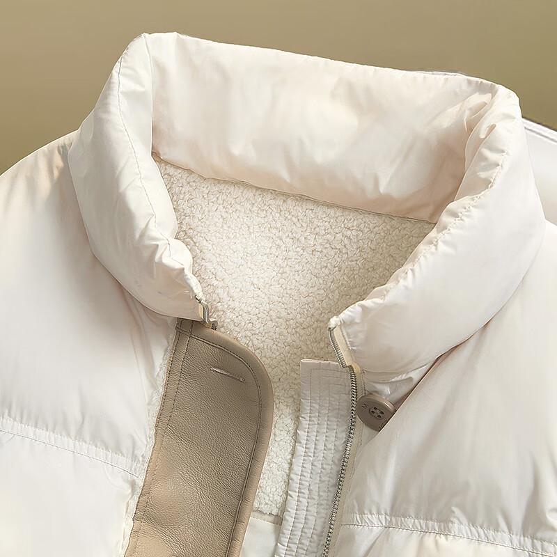 She Chi Women's Stand Collar Short Down Jacket