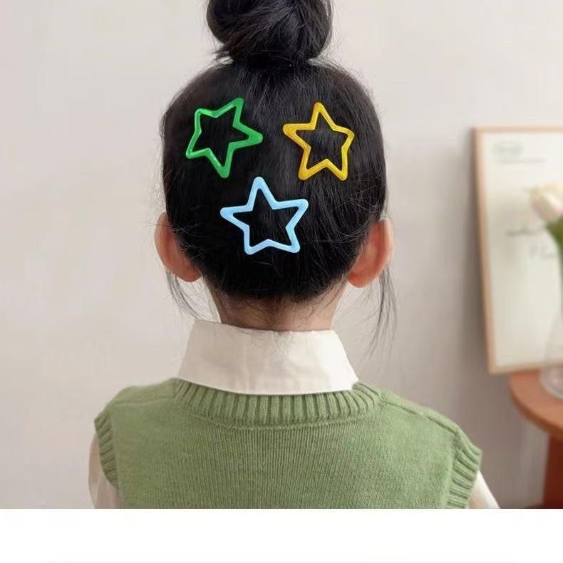 4cm Dopamine Star Hair Clip: Trendy Hairpin for Women & Babies 2025