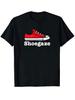 Men's Vintage 90s Shoegaze T-Shirt - Heavyweight 180gsm Retro Indie Music Tee with Iconic Red Sneaker Graphic - Concert Festival Outfit for Shoegaze F