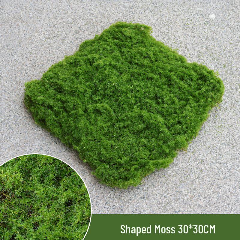Bionic Artificial Moss Turf Micro Landscape Ornaments for Bonsai and Potted Plant Landscaping