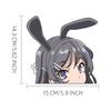 Anime Secondary JDM Reflective Car Stickers Waterproof Body Cover Marks Stickers Decorative Car Stickers Accessories