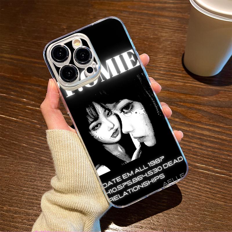 Tomie cool comics girl pattern design Phone Case Transparent Phone Case For iPhone 16 15 14 13 12 11 Pro Max XR Plus