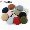 20Pcs Meetee 11-30mm Round Cloth Covered Button Decorative Shank Buttons for Suit Coat Dress Clothes Sewing Buckle Accessories