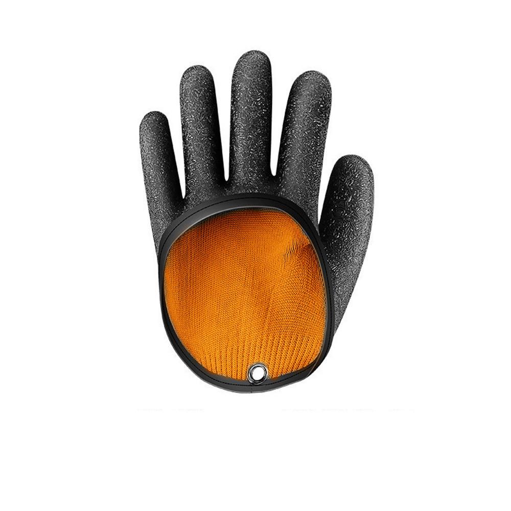 Anti-Slip, Anti-Puncture, Waterproof Fishing Gloves - Non-Stick Latex Grip for Handling Lures and Fish