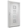 VidaXL Porte d'entrée Blanc 108x200 cm PVC 3187841