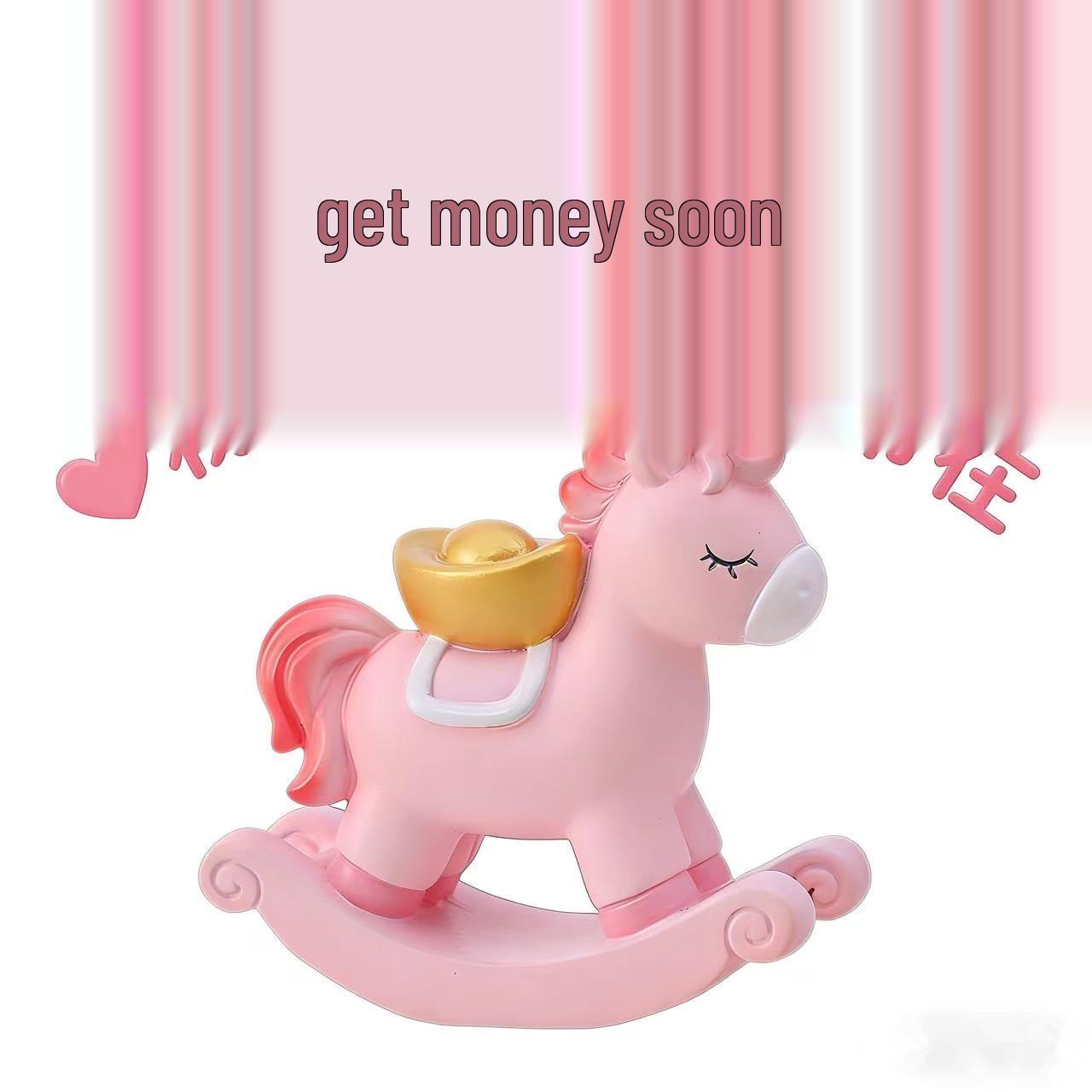 

2026 New Year Horse Baby Ornament: Resin Craft, Gift, Birthday Cake Decoration Approx. 7 cm Tall