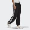 Adidas Logo Striped Retro Sports Lace-Up Casual Pants Women Bottoms Black HD4306