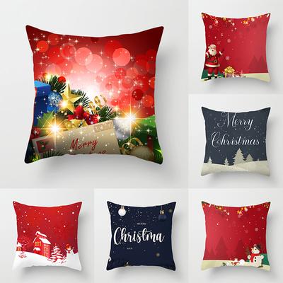 Christmas Pillowcases Home Decoration  Holiday Party   Living Room Sofa Cushion Covers