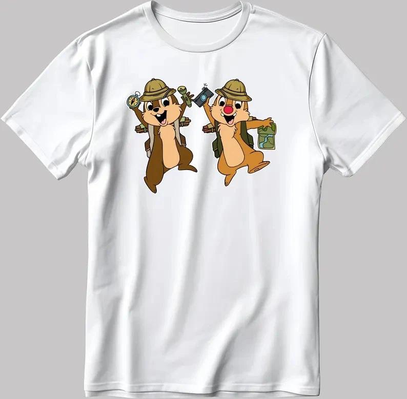 Chip And Dale Adventure White TShirt S