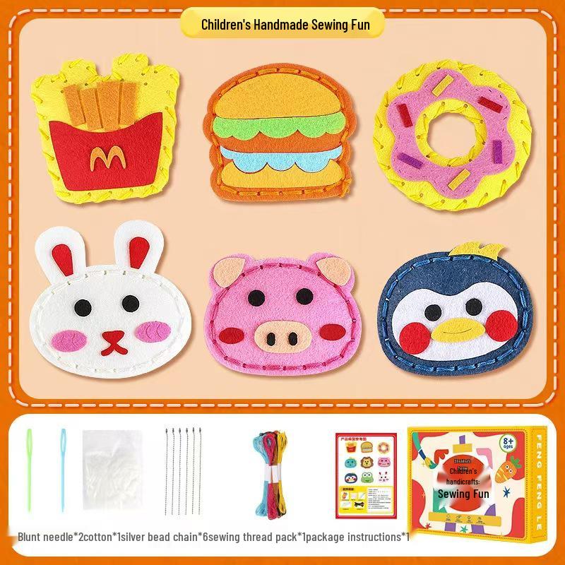 

DIY Stitching Fun Kit for Kids - Educational Birthday Gift and Early Learning Toy
