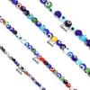 1 Strand Colorful Lampwork Beads Evil Eyes Round Loose Spacer Glass Beads For DIY Bracelet Necklace Jewelry Findings 4 6 8 10mm